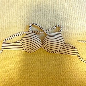 VICTORIAS SECRET striped bikini top